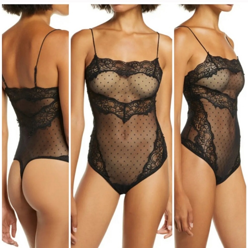 Free People That Sweet Thing sexy lace bodysuit